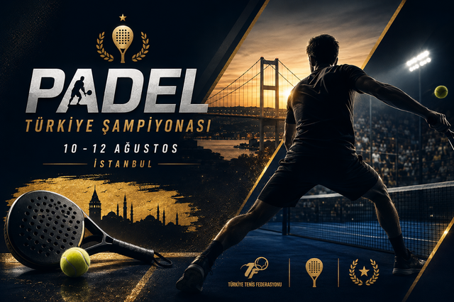 PADEL TÜRKİYE ŞAMPİYONASI BAŞHAKEMİ DE MHK BAŞKANI ALAADDİN BOYAR