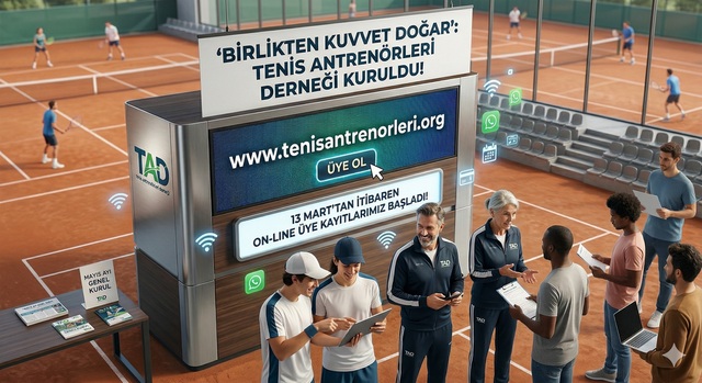 TENİS ANTRENÖRLERİ DERNEĞİ ÜYELİK BAŞVURULARI BAŞLADI- 23/03/2026