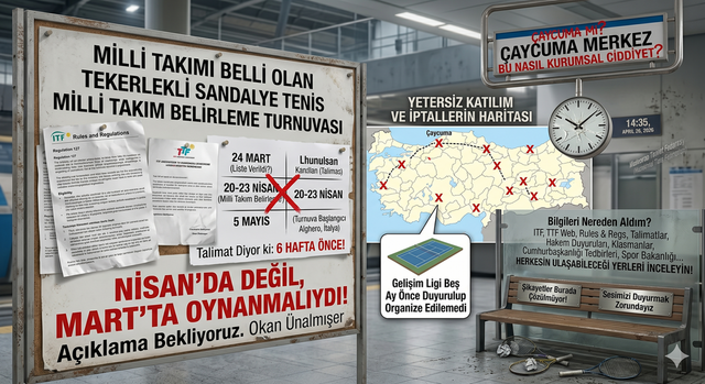 MİLLİ TAKIMI BELLİ OLAN TEKERLEKLİ SANDALYE TENİS MİLLİ TAKIM BELİRLEME TURNUVASI - 17/04/2026