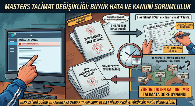 FEDERASYON DEĞİŞTİRDİĞİ TALİMATI UYGULAMAYI UNUTMUŞ…(23.05.2025)